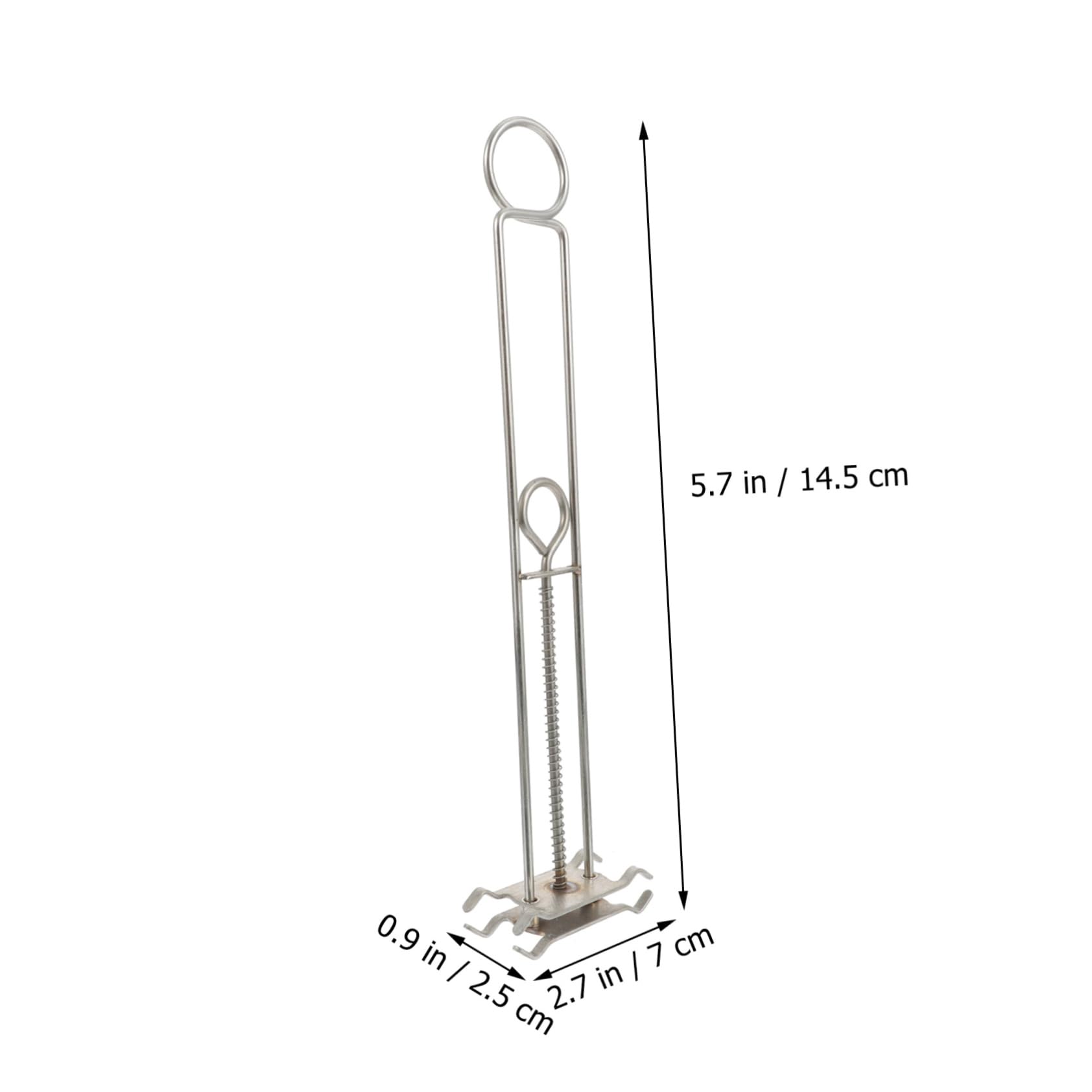 IWOWHERO Spring Tint Holder Lens Tinting Stand Stainless Steel Dyeing Clamp Glasses Dyeing Rack for Shop