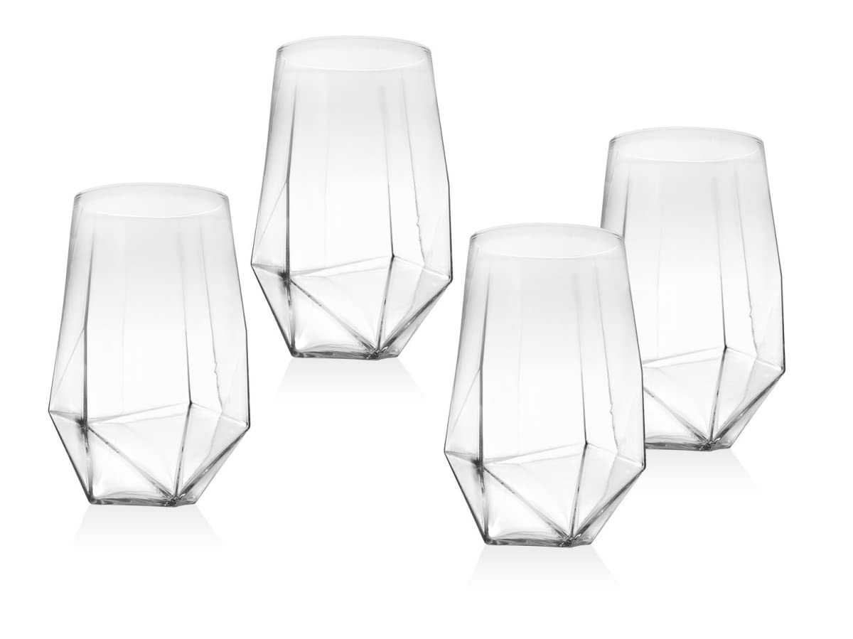 Godinger 46703 24 oz Isla Highball Bevearge Cup - Set of 4