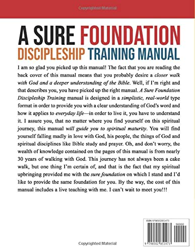 A Sure Foundation Discipleship Training Manual - Image 2