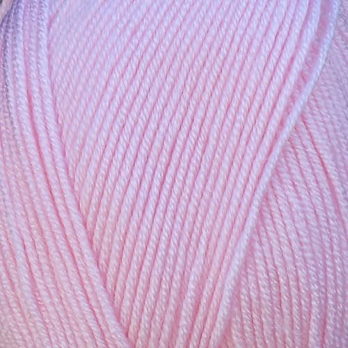 Image of Baby Dream Soft Yarn - 100% Acrylic, Premium Anti-Pilling, 3.5 oz (100g), 273 yds - Soft Yarn for Crochet and Knitting Projects (Baby Pink)