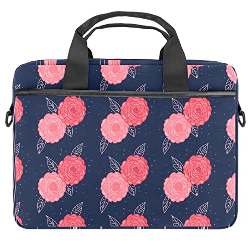 Bolsa para portátil elegante diseño Zebra on Party con acabados finos y patrón rosa azul