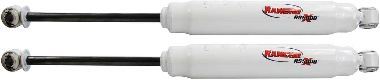 Pair of RS5000X Series Rear Shocks fits 2000 2004 Xterra with 2.5” Lift & Rancho Suspension System | Improves Handling & Performance | Includes TrendsAuto Decal