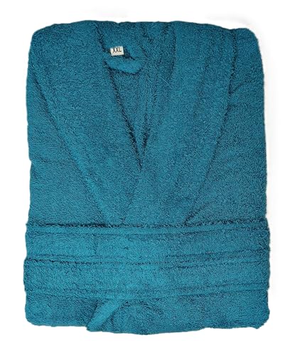 Kimbatex Albornoz 100% Algodón Rizo Americano 420g Unisex con