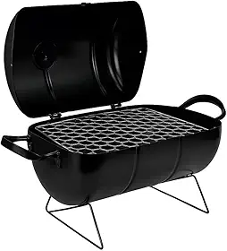 Churrasqueira a bafo mini Portátil - Casa- Camping - Pesca,44X27X34cm