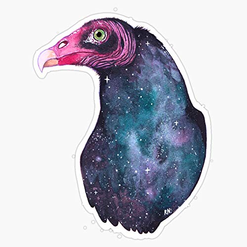 Galaxy Turkey Vulture Vinyl Waterproof Sticker Decal Car Laptop Wall