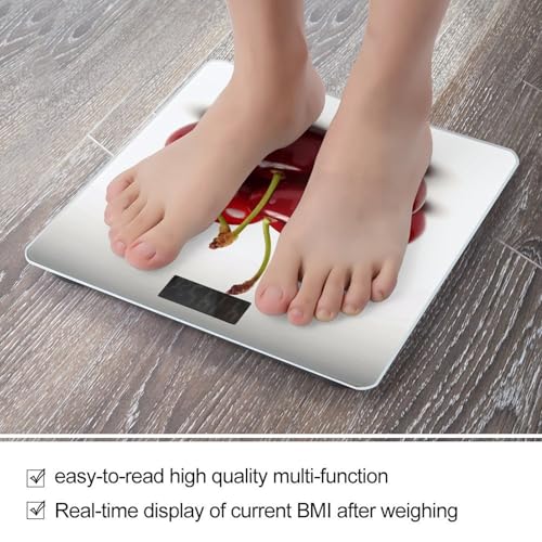Báscula digital de baño vidrio templado 400lb capacidad miniatura 5
