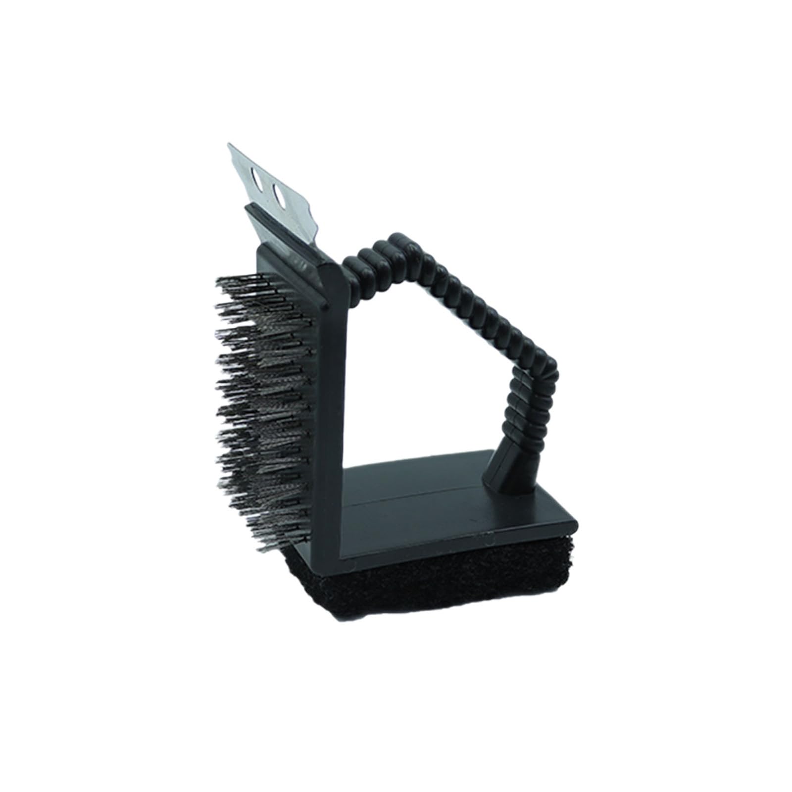 LUCKGONI Stainless Steel Grills Brush With Ergonomic Nonslip Handle And Integrated Scrapers For Efficient BBQ
