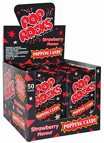 DOK Pop Rock Fragola, confezione da 50 (50 x 7 g)