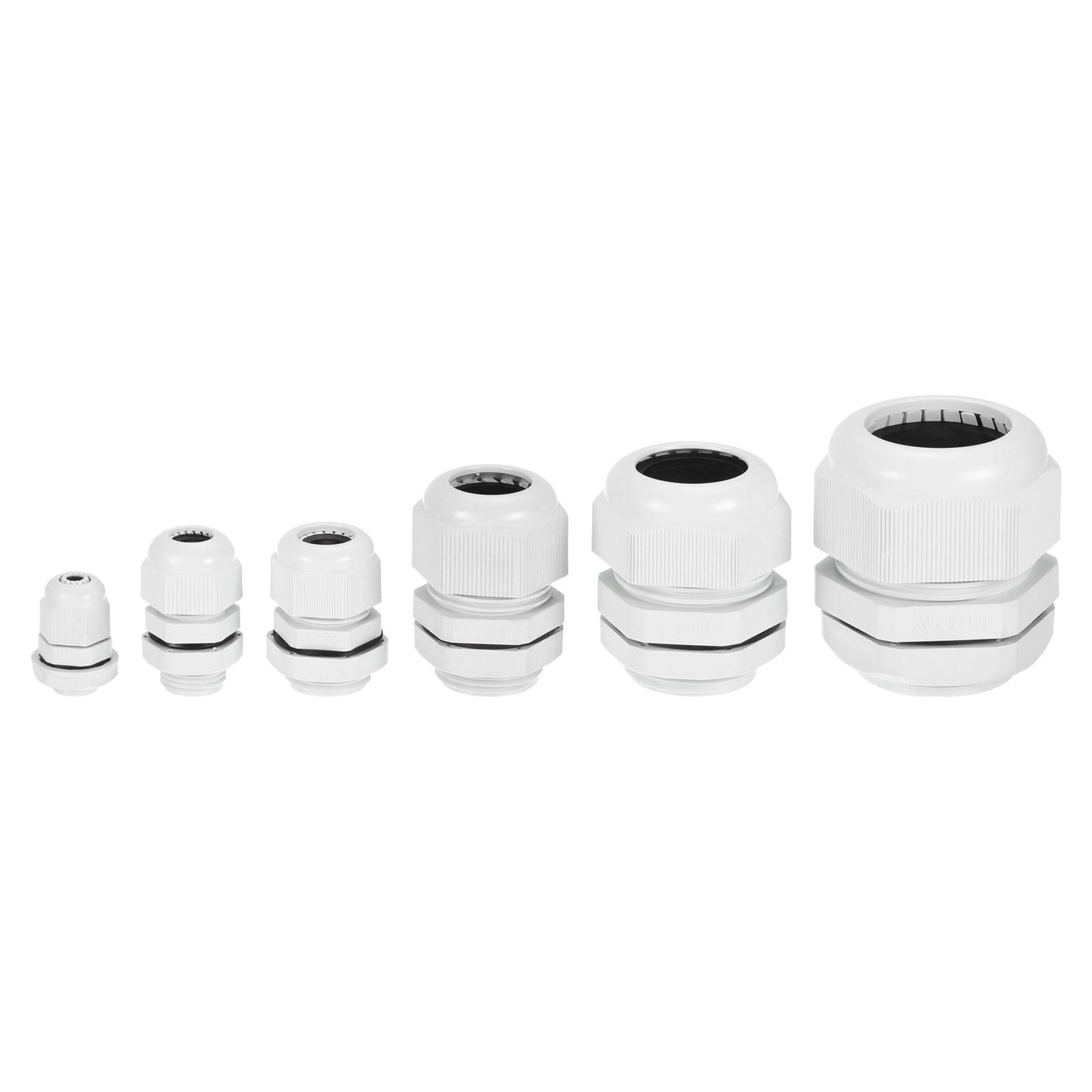 Kit Pressacavi In Nylon Impermeabili – 20 Pezzi – Da 1/4 A 3/4 (3-25mm) – Sourcing Map