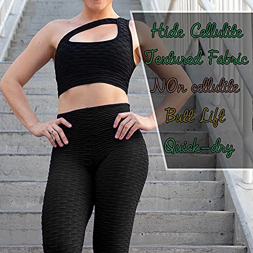 JUQDNX TIK Tok Leggings for Women Butt Lifting Leggings High Waisted Booty Yoga Pants Tummy Control Workout Leggings Tights - Image 5