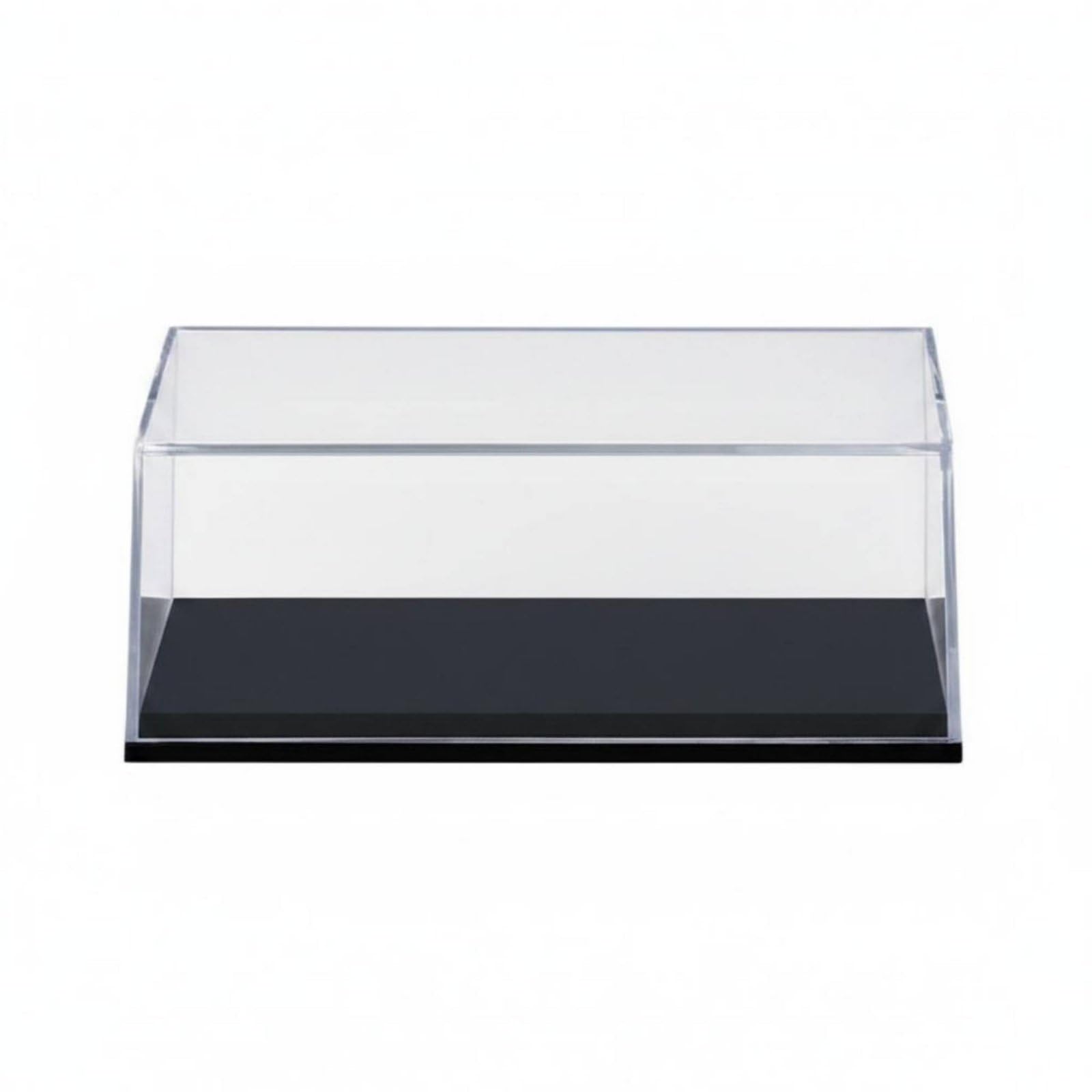 Acrylic Display Box Dustproof Model Car Case Transparent Mini Dust Cover for Collectors, Desktop, Collection Cabinet, Blk Base | Storage & Railroads Trains Toys-image-8