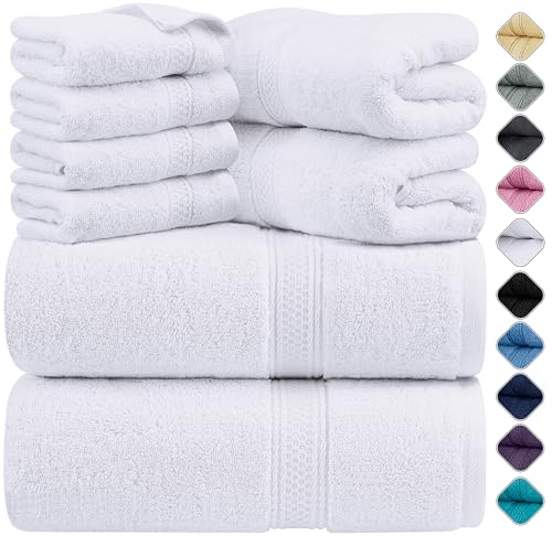 Utopia Towels, Set Di Asciugamani Da 8 pezzi