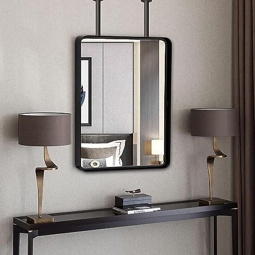 Miroir carré rectangulaire suspendu pour optimiser les petits murs