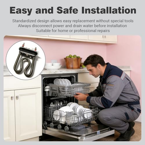 Image of Dishwasher Heating Element Assembly AEG72950001, Replacement for LG Dishwashers, Replaces 2657686 PS7788065