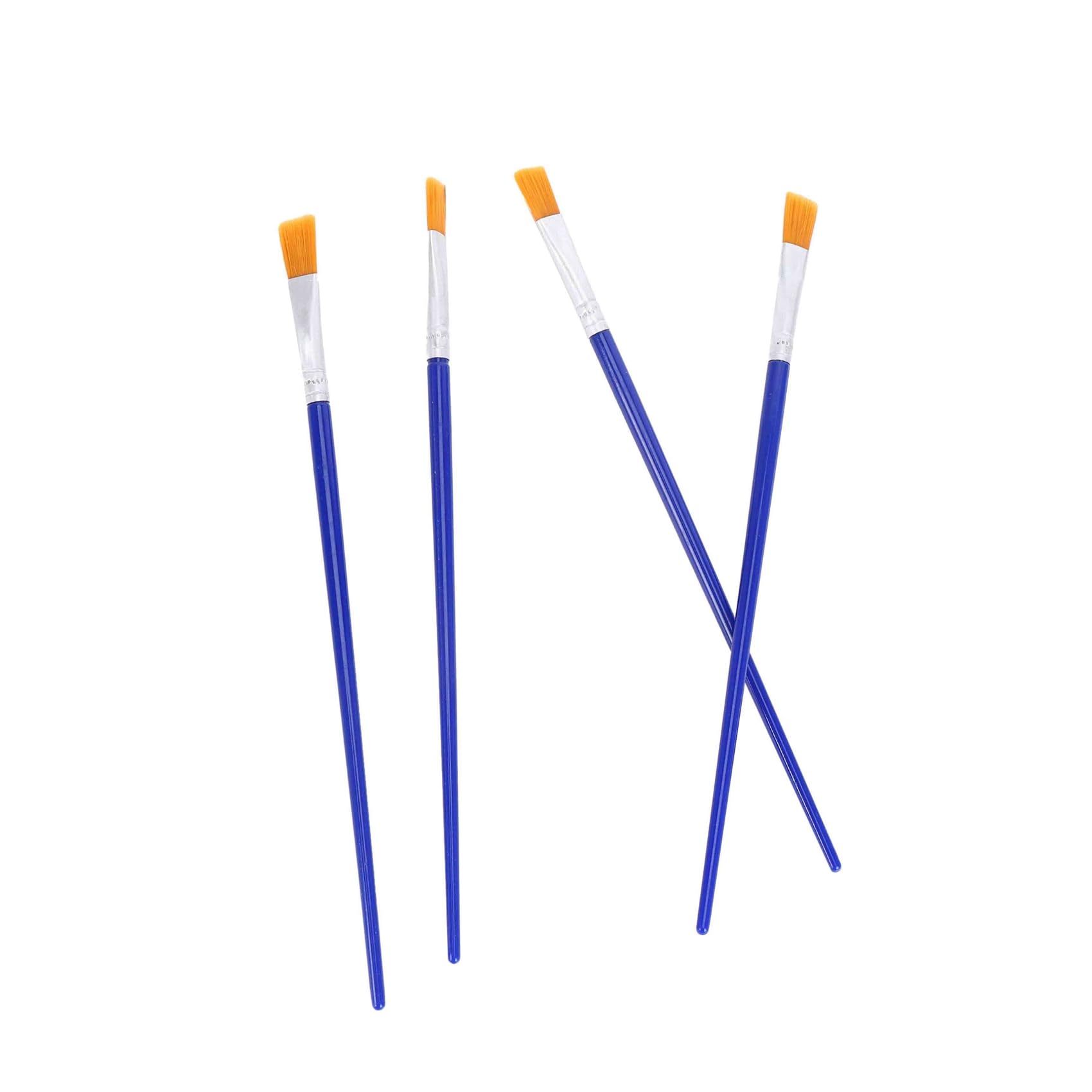 1000 PièCes SéRies Pinceaux Plats, Petite Brosse en Vrac pour Peinture DéTail, Brosses Une Cheveux en Nylon Peinture Une L' Aquarelle pour Enfants,Adolescents,Artiste