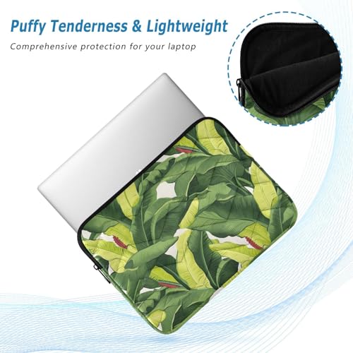 Funda para portátil 13-14 pulgadas Tropical Green Leaves miniatura 5