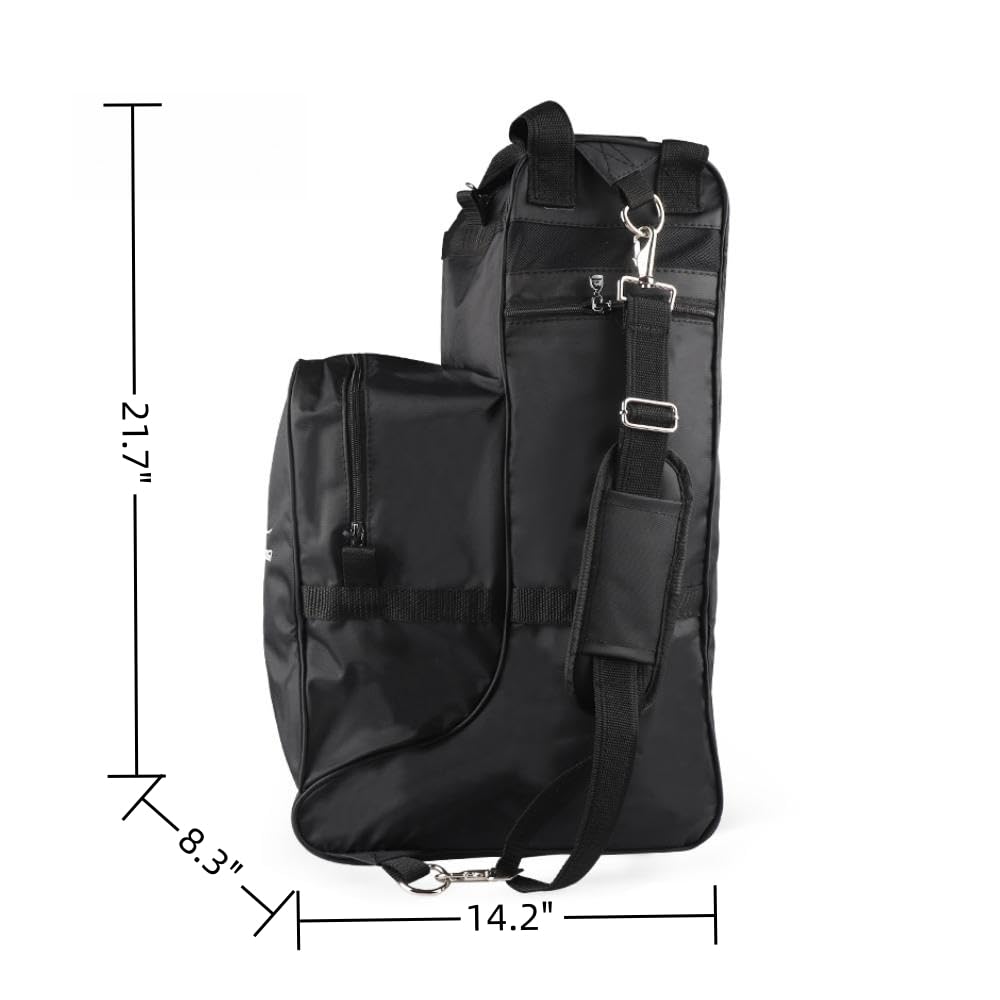 Portaequipajes altos para botas y cascos, impermeable 3 en 1, bolsa de viaje ecuestre para montar a caballo, gran capacidad, bolsa inglesa para llevar todo