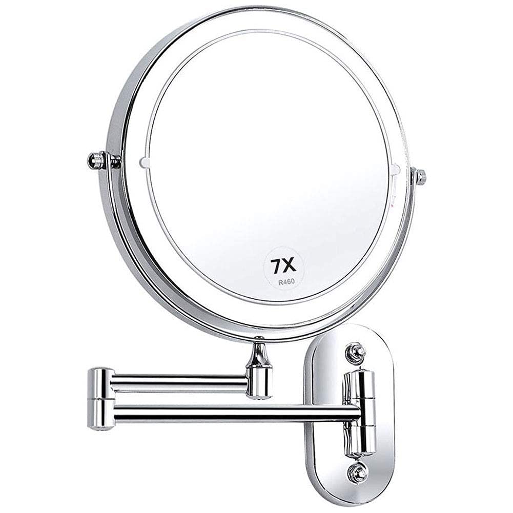 Miroir de maquillage mural pivotant de haute précision
