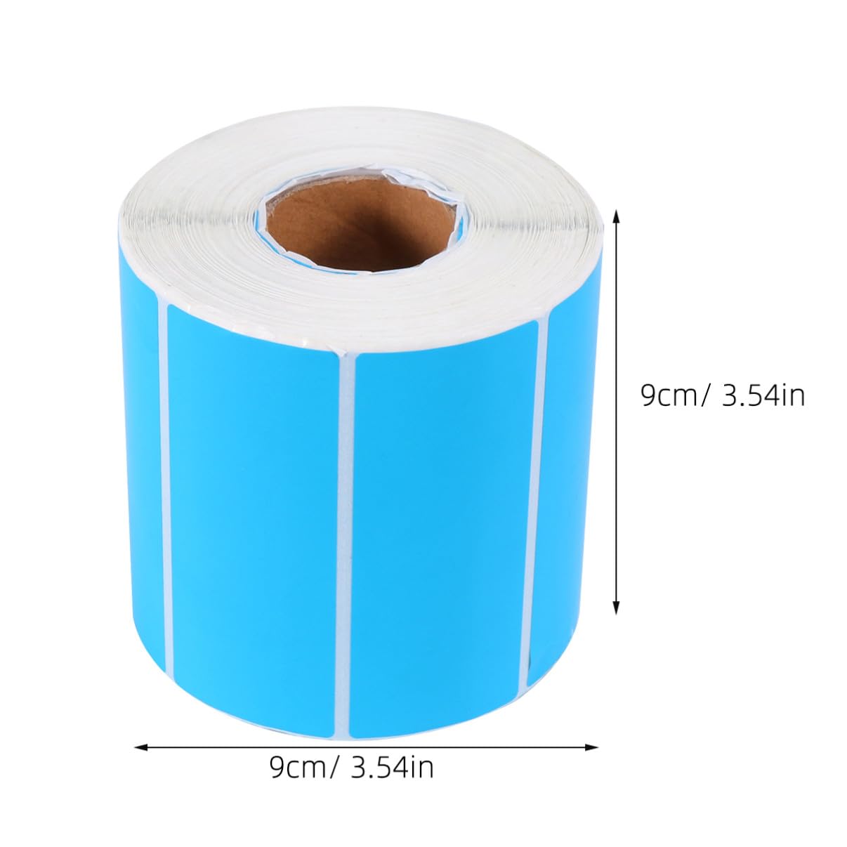 1000 pezzi Etichette Adesive Rotonde Blu Carta Resistente Eccessiva per Ufficio Negozio e Organizzazione Casa