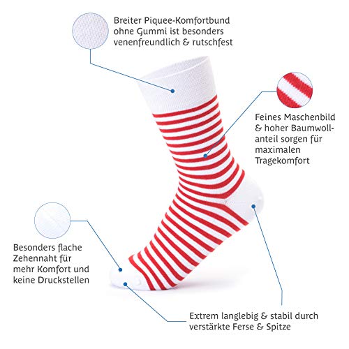 FOOTNOTE Calze, 10 paia, donne/uomini, colorati a
