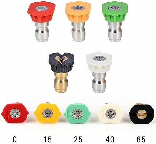 Miniatura 7 de Cañón de espuma con conector rápido de 1/4 de pulgada, 1 litro, 5 puntas de boquilla para lavadora a presión