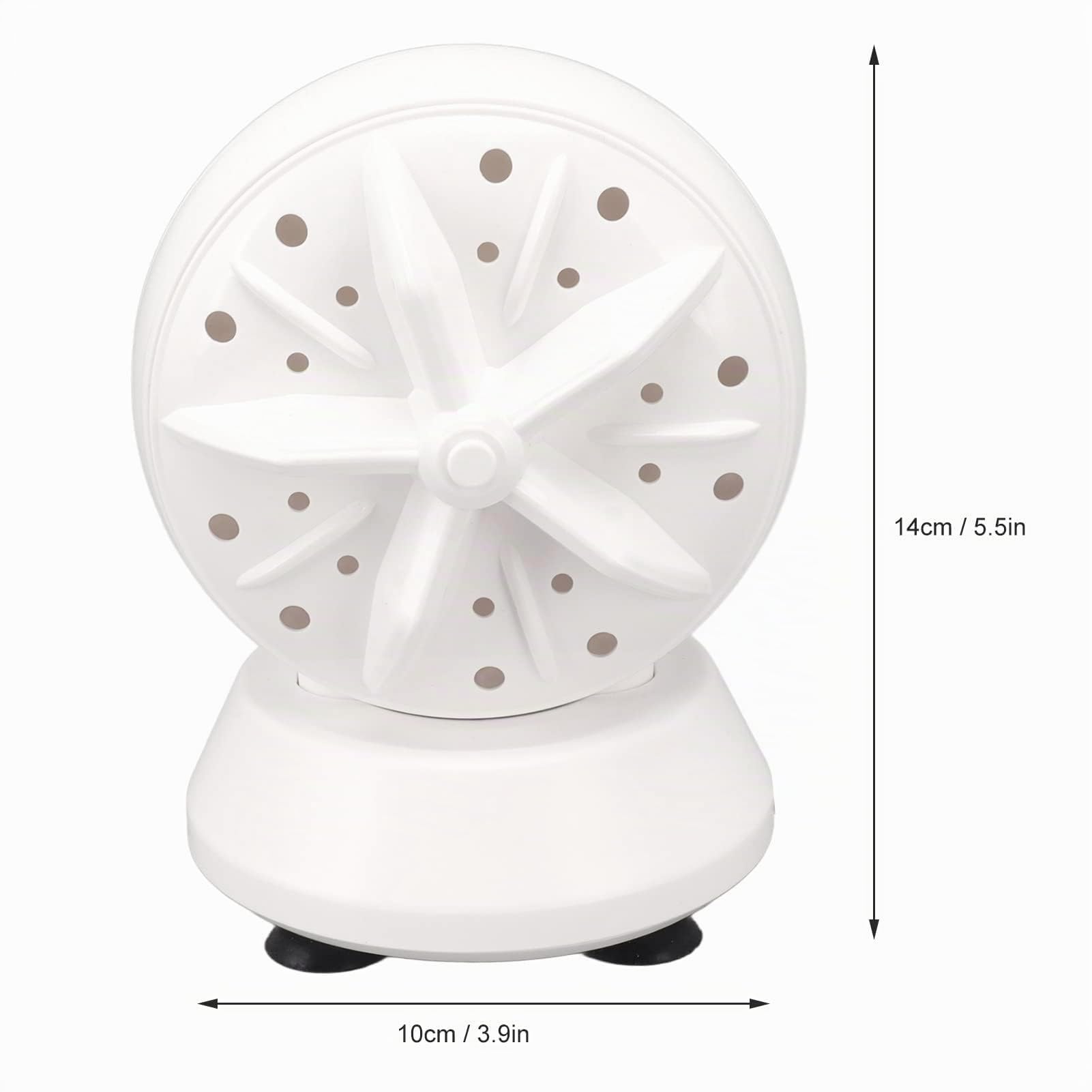 Lavadora Portátil, Mini Lavadora Doméstica de Doble Turbina con 4 Modos Ajustables, Lavadora de Ropa de Limpieza Eficiente para Cubo, Lavabo, Mesa de Lavado de Manos