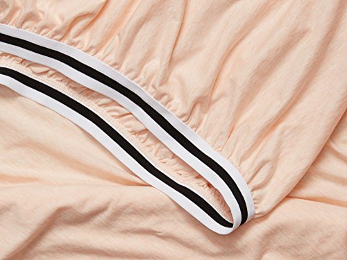 Image of Calvin Klein Home Modern Cotton Harrison, Twin Fitted Sheet, Pink