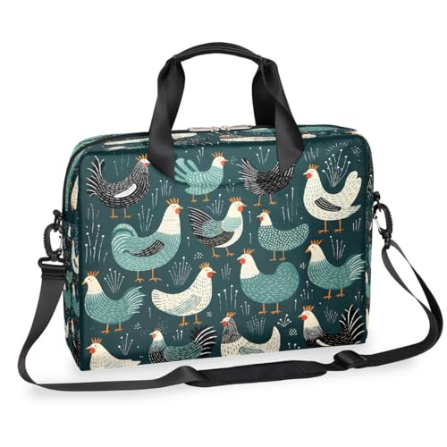 Maletín para laptop 15.6-16 pulg con diseño de gallo miniatura 1