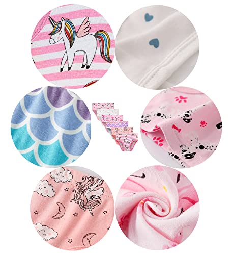 KikizYe Toddler Soft Cotton Panties Little Big Girls Undies Assorted Underwear2
