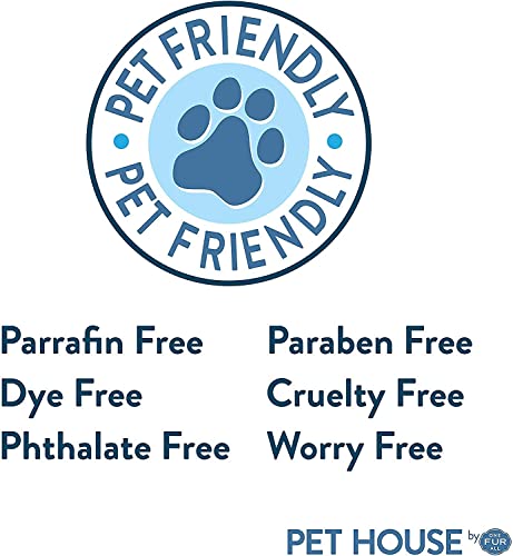Image of One Fur All Pet House Spring and Summer Wax Melts for Pet Odor, Natural, Plant Based Soy Wax Melts, Long Lasting Fragrance for Fresh Smelling Homes, Tropical Fruit, Pack of 4