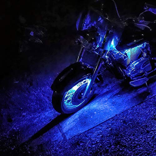 Ditrio 4Pcs 2-Feet Extension Cords And 3Pcs 2-Way Splitters For Underglow Rgb Led Strip Light Kits On Motorcycles Trikes Golf Carts Atvs Ext-2Ft #TOP3