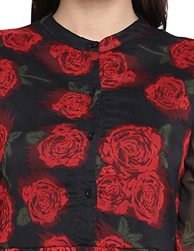 Image of oxolloxo Women's Polyester A-Line Midi Dress