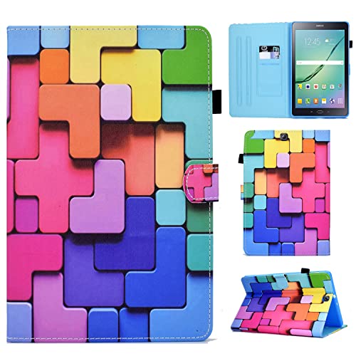 Rosbtib Funda Compatible con Samsung Galaxy Tab S2 9.7 (SM T810/T813/T815/T819), Funda Carcasa Ultra Slim Smart Cover con Función de Soporte Dormir/Activar Funda Galaxy Tab S2 9.7