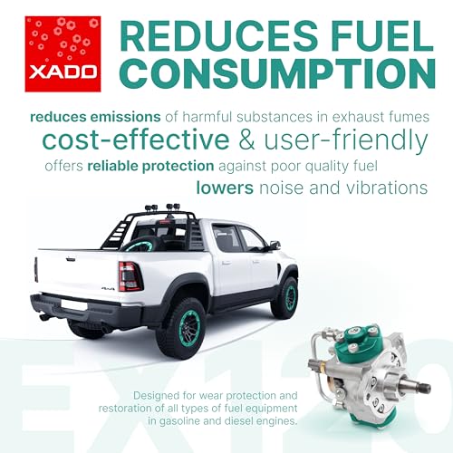 XADO Additiv EX120 mit Revitalizant® für alle Typen von Kraftstoffeinspritzgeräten und –Systemen zur Reparatur und Verschleiß-Schutz