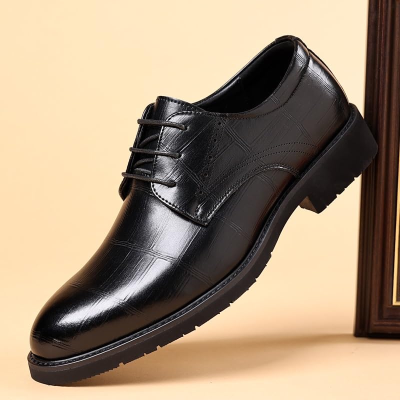 Men Casual Business Shoes Classic Lace-up Men's Formal Genuine Leather Shoes Men Dress Office Shoes Breathable Footwear Oxford Shoes for Men3