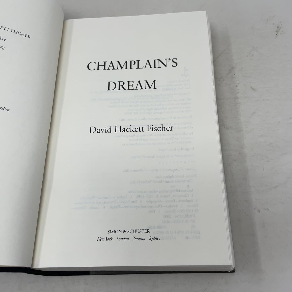 Champlain's Dream
