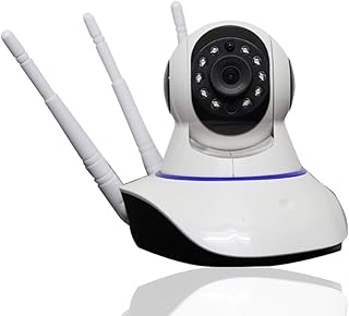 كاميرا اي بي لاسلكية 3 ميجا 360 درجة نتيجة 1080p صوت ثنائي الاتجاه يمكن أن تدعم بطاقة ذاكرة تصل إلى 32GB رؤية نهارية وليلية. من بي ان سي فيجين أبيض