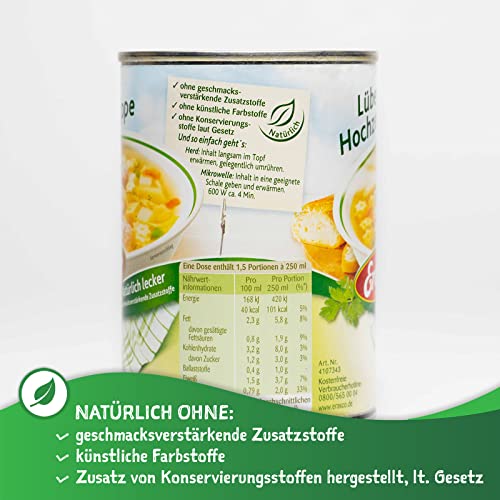 Erasco Lübecker Hochzeitssuppe , 390 ml