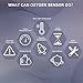 PAPAPARTS Upstream and Downstream Oxygen O2 Sensor Compatible with Jeep Cherokee Grand Cherokee Wrangler Replace OE 234-4076, 234-4078