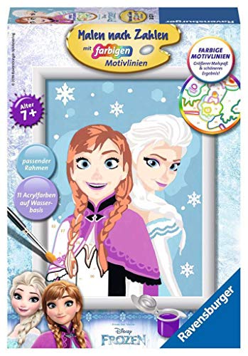 Numéro d'art Set Disney La Reine des Neiges Ravensburger 280278 pour peindre