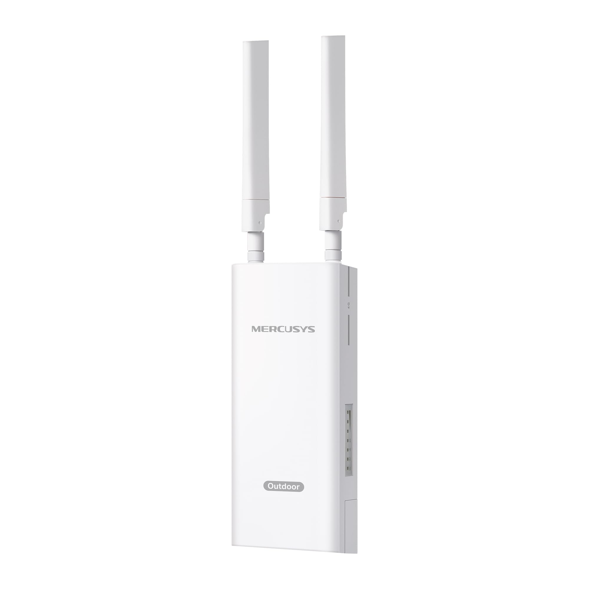 Mercusys MB118-4G Router 4G LTE Exterior/Interior, WiFi N 300 Mbps, hasta 150 Mbps con Tarjeta SIM, Resistente al Agua IP65, PoE, Ideal jardín, terraza o Zonas Rurales