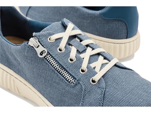 Image of Clarks Women's Caroline Echo Canvas Side Zip Fashion Sneaker