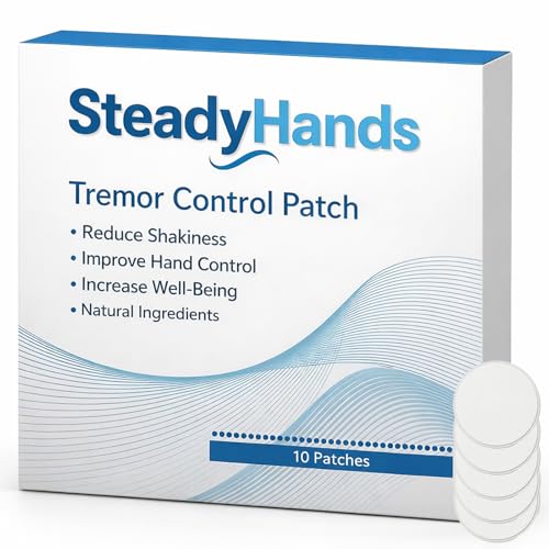 LIPOVIA Steadyhands Tremor Control Patch Essential Tremor and Muscle Stability Disposable Patches for Daily Use
