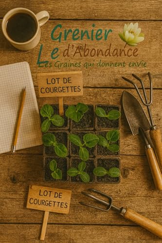 Lot de 80 graines de Courgettes à semer - Le Grenier d'Abondance - Fan de Courgettes - 7 variétés