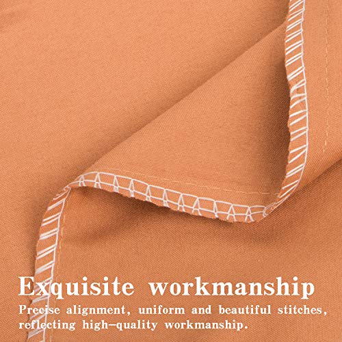 Image of NTBAY Queen Microfiber Flat Sheet, 90 x 102, Pale Orange