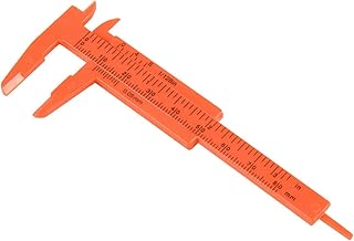 10pcs 80mm Mini Plastic Student Sliding Vernier Caliper Gauge Measure Measurement Tool TCP-80