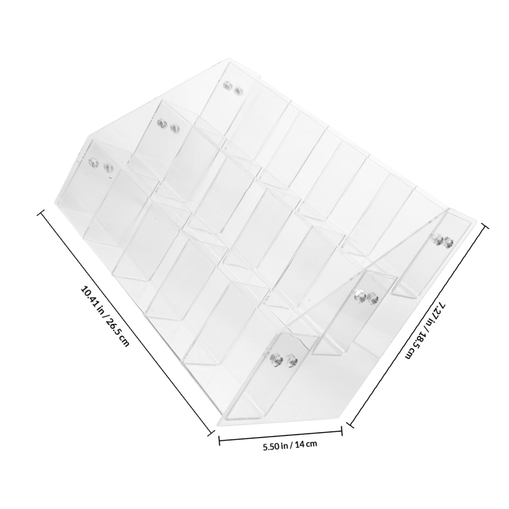 Tofficu Organisateur de Stylos en Acrylique Transparent, Résistant la Déformation, Support Moderne pour Gel Pens et Pencils, pour Bureaux et Magasins de Papeterie