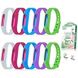 Aceite esencial de plantas 100% natural: la pulsera repelente de mosquitos PandyCare utiliza aceite esencial de plantas 100% natural, incluyendo 60% aceite de citronela, 20% aceite de lavanda, 15% aceite de citronela y 5% aceite de menta. Nuestro ingrediente ha pasado las pruebas más estrictas por el laboratorio científico británico para garantizar la eficacia. También eficaz para insectos y insectos.