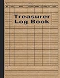 Treasurer Log Book: Income and Expense Journal Accounting Ledger Book
