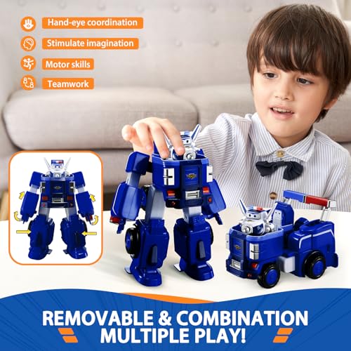 SUPER WINGS – VERWANDELBARES ROBOTERFAHRZEUG "PAUL’S CRUISER" 18 cm + 1 FIGUR 5 cm… – Ansicht 3